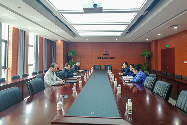 4月20日，陜西省生態(tài)環(huán)境廳調(diào)研督導(dǎo)組在彬州公司三樓行政會議室開展調(diào)研會，彬州公司生產(chǎn)部部長、彬州公司副總經(jīng)理張安平迎檢.jpg